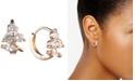 lonna & lilly Gold-Tone Crystal Hoop Earrings
